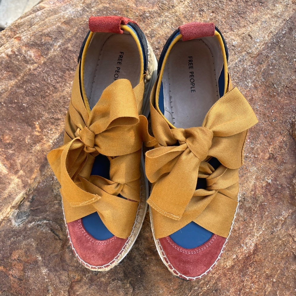 Free People “Chapmin” Multicolor Espadrille Sneaker - Picture 2 of 11
